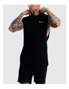 Saxon Rise Tank in Black