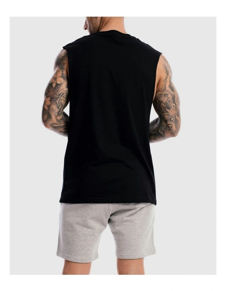 Saxon Rise Tank in Black image 2