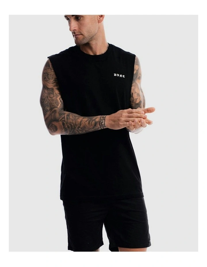 Saxon Rise Tank in Black image 3