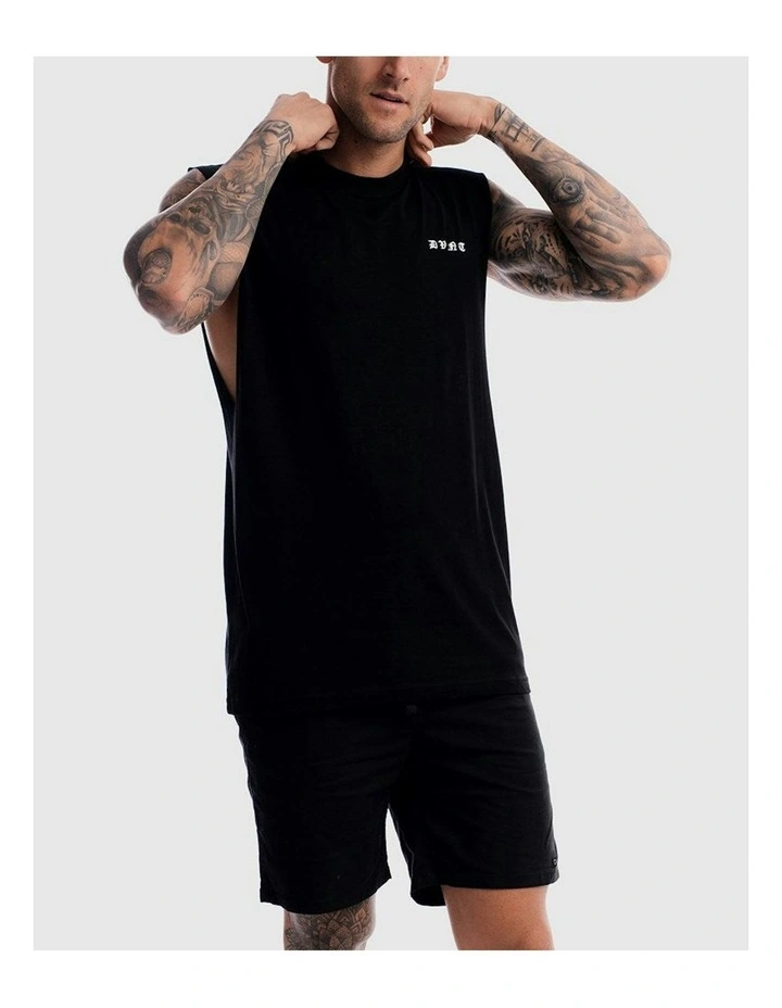 Saxon Rise Tank in Black image 4
