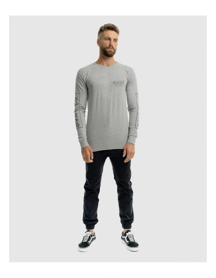 NYC Long Sleeve Tee in Grey Marle image 4