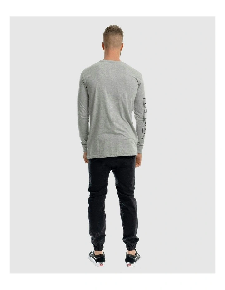 NYC Long Sleeve Tee in Grey Marle image 5