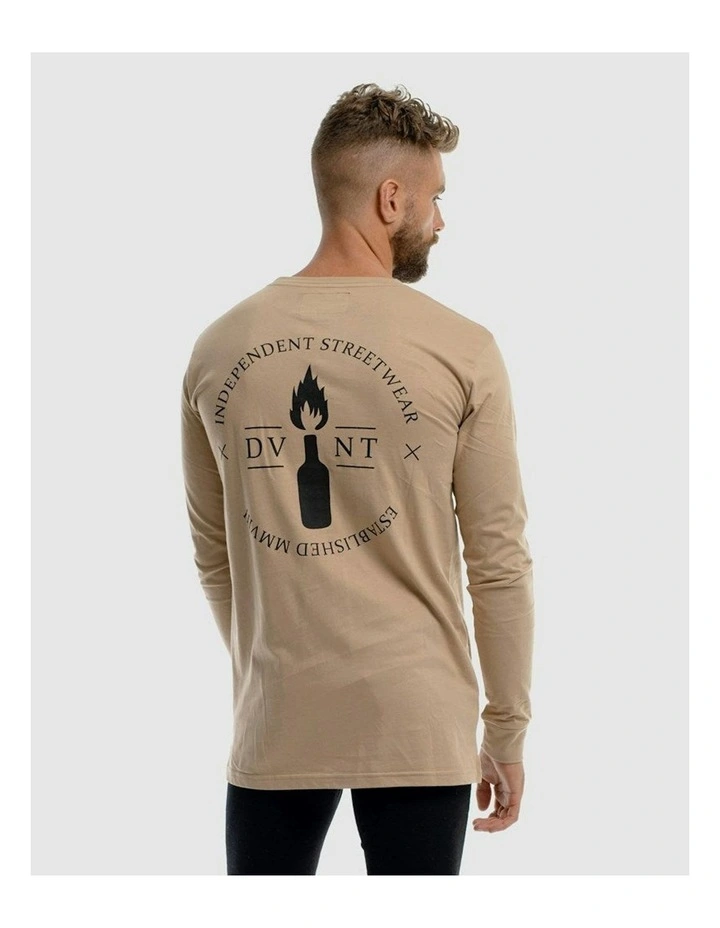 Emblem 2.0 Long Sleeve Tee in Camel image 2