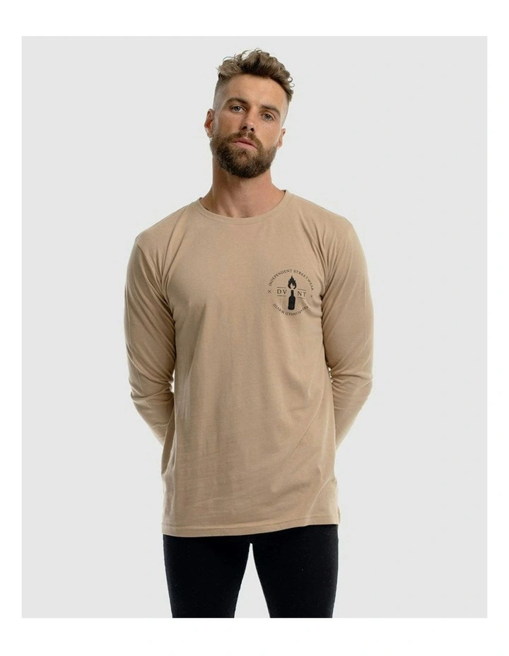 Emblem 2.0 Long Sleeve Tee in Camel image 3
