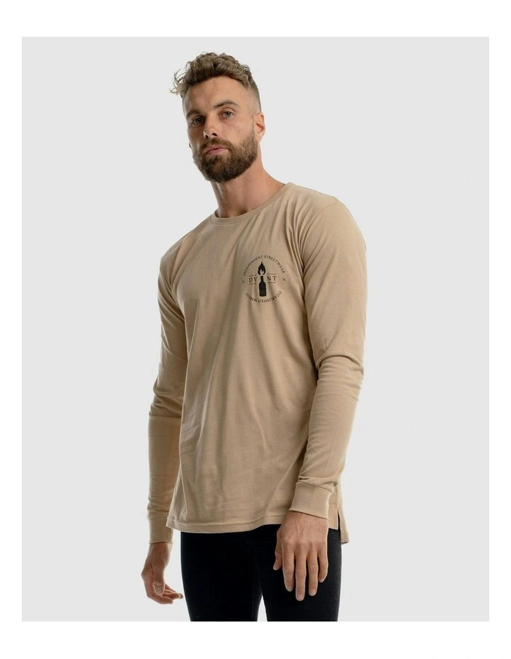 Emblem 2.0 Long Sleeve Tee in Camel image 5