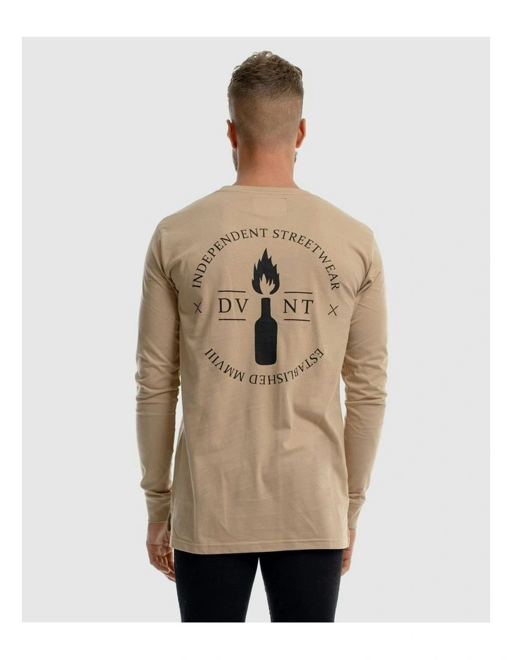 Emblem 2.0 Long Sleeve Tee in Camel image 6