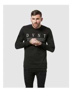 Deluxe Long Sleeve Tee in Black