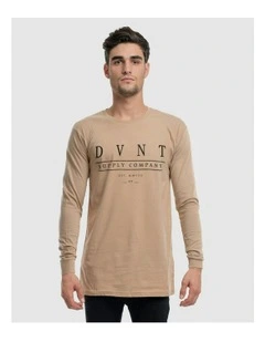 Deluxe Long Sleeve Tee in Camel