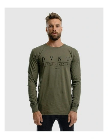 Deluxe Long Sleeve Tee in Olive