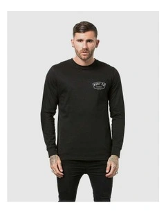 Bailey Long Sleeve Tee in Black