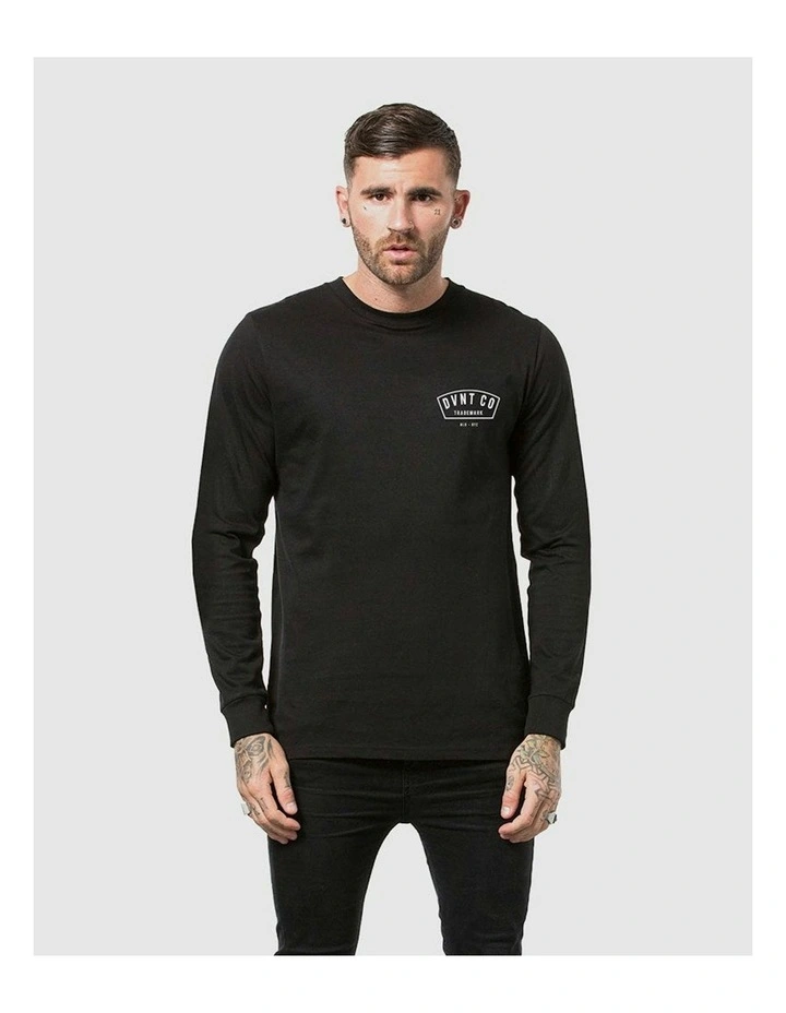 Bailey Long Sleeve Tee in Black image 1