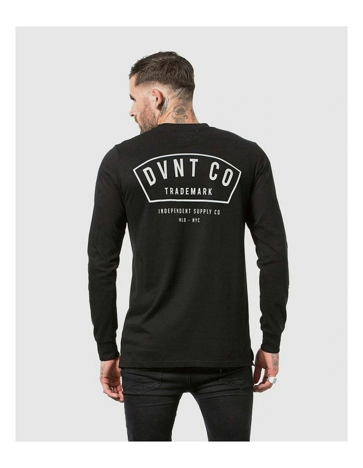 Bailey Long Sleeve Tee in Black image 2