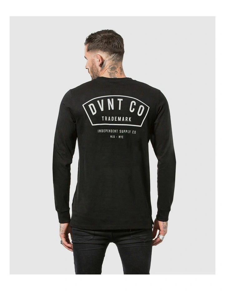 Bailey Long Sleeve Tee in Black image 4