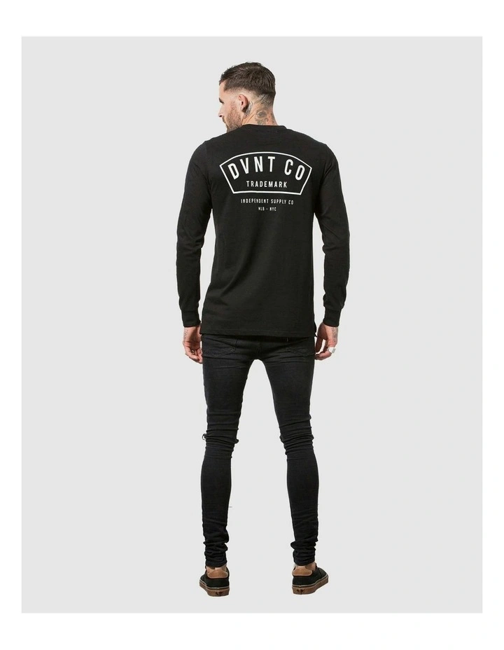 Bailey Long Sleeve Tee in Black image 6