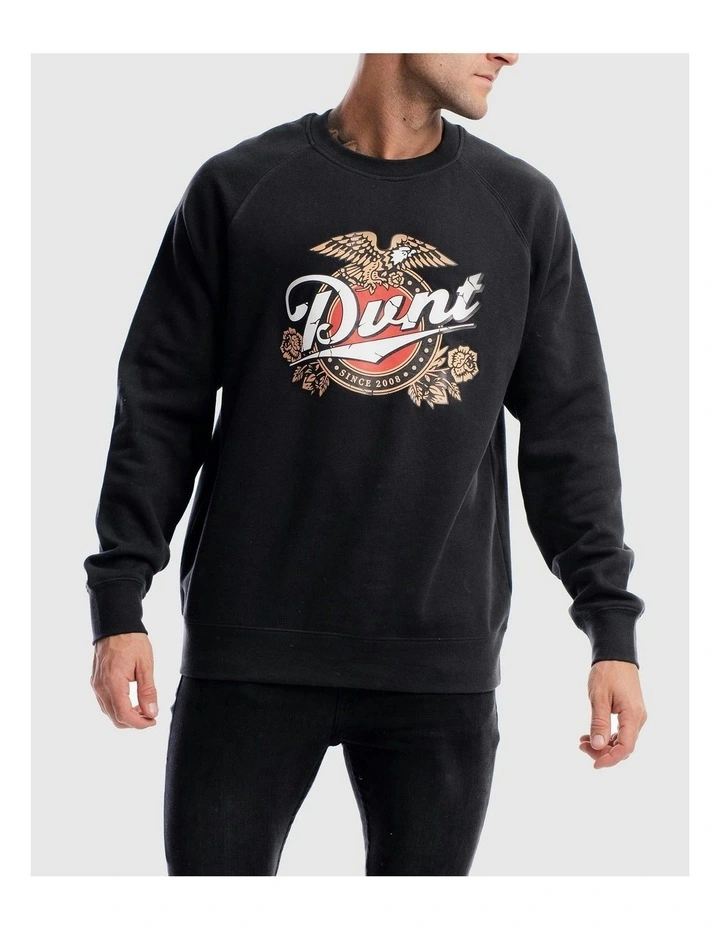 Vintage Craft Crewneck Sweater in Black image 3