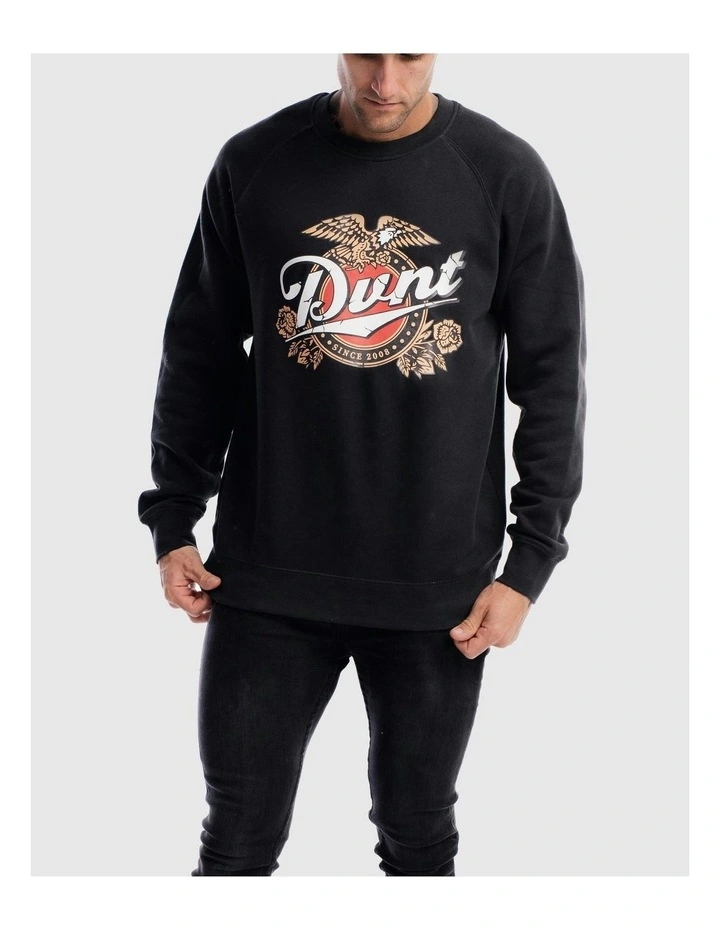 Vintage Craft Crewneck Sweater in Black image 5