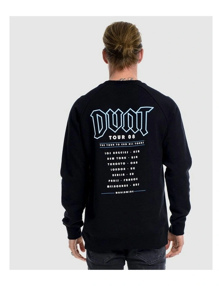 Tour 08 Crewneck Sweater in Black image 2