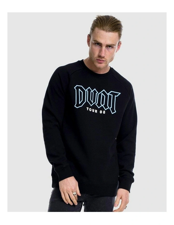 Tour 08 Crewneck Sweater in Black image 3