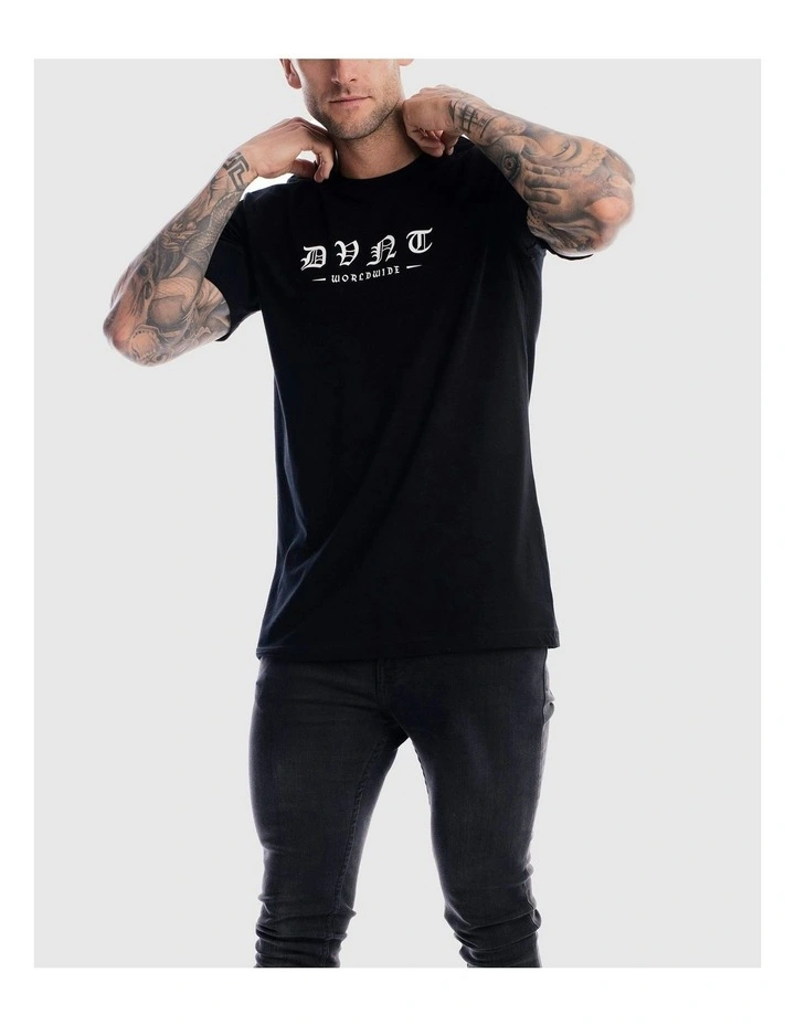 Worldwide Tee in Black image 4