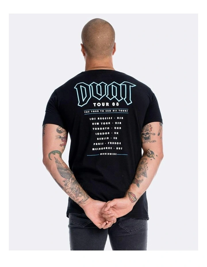 Tour 08 Tee in Black image 2