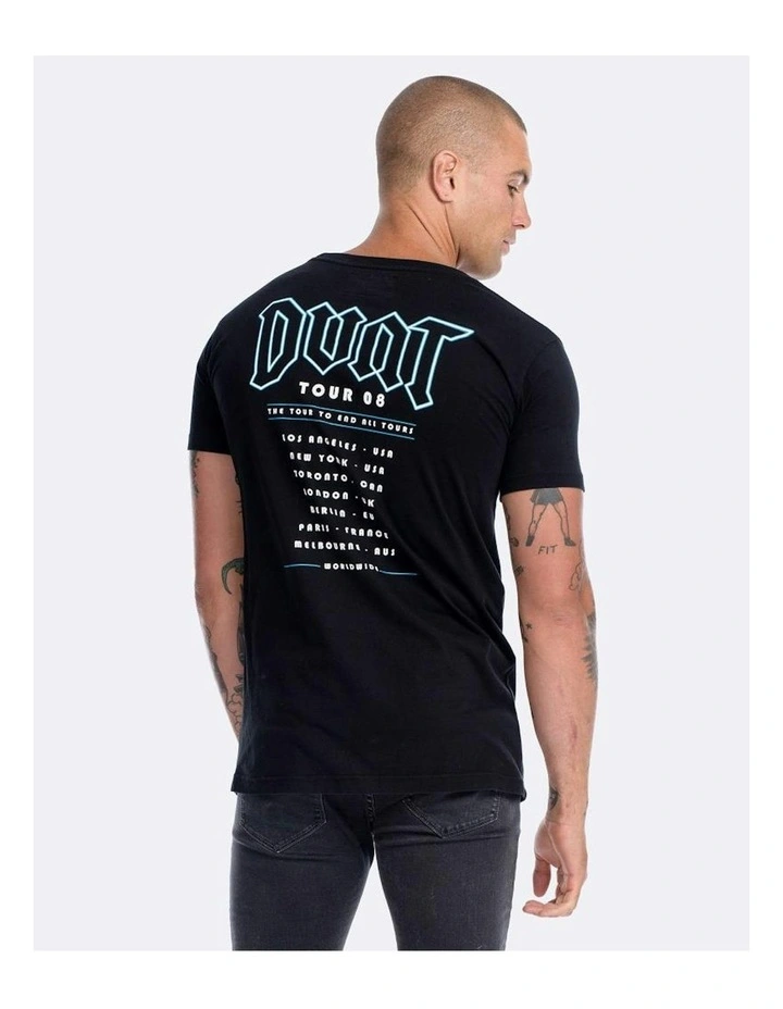 Tour 08 Tee in Black image 3