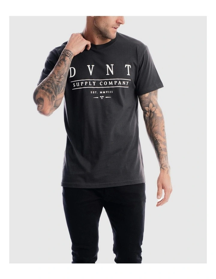 Deluxe Tee in Charcoal image 3
