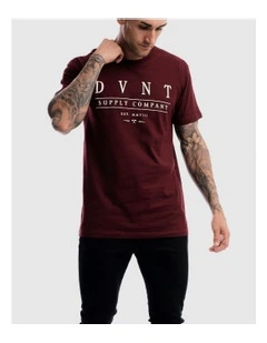 Deluxe Tee in Burgundy
