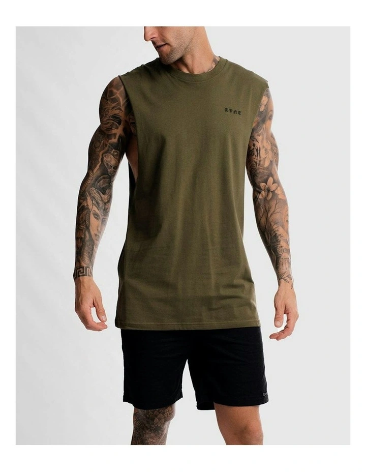 Saxon Rise Tank in Olive image 3