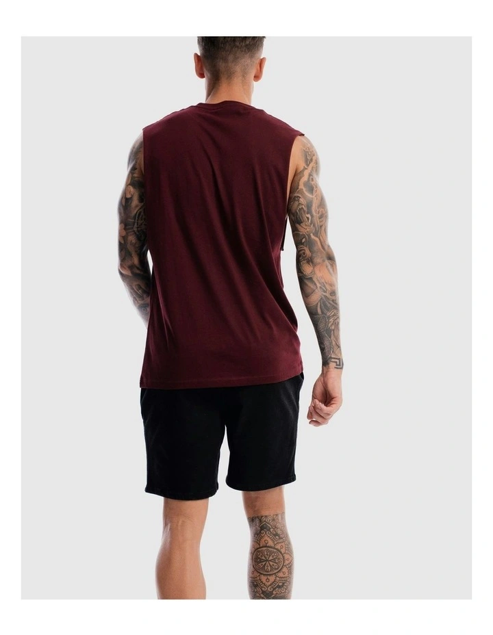 Deluxe Tank in Burgundy image 4