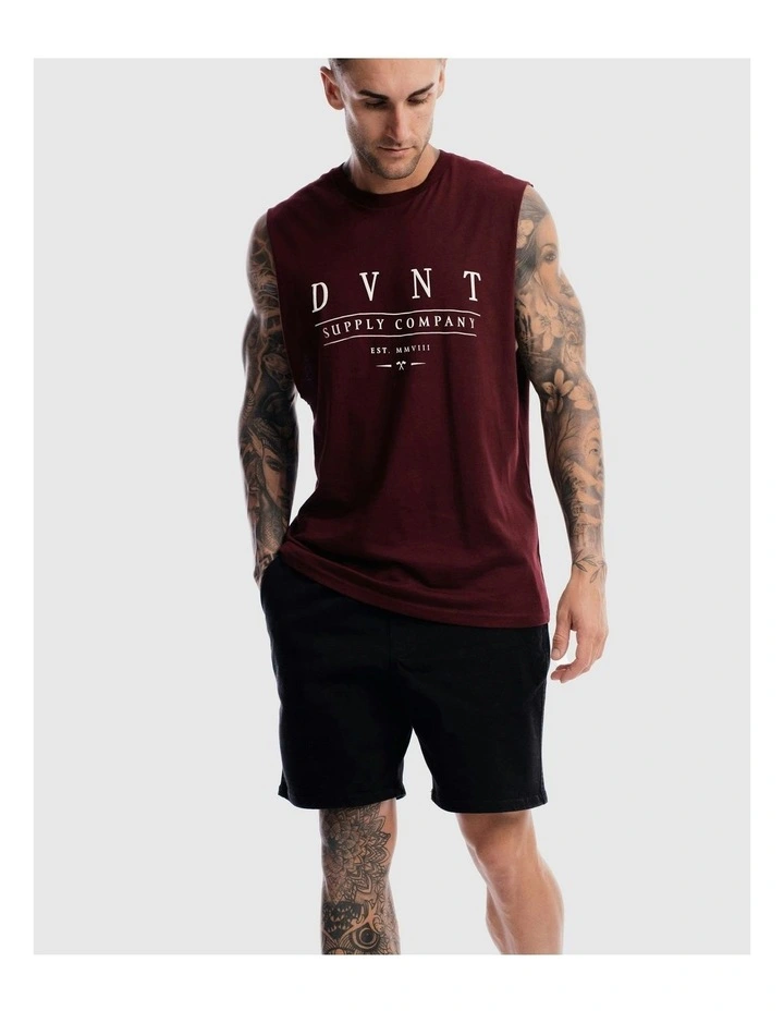 Deluxe Tank in Burgundy image 5