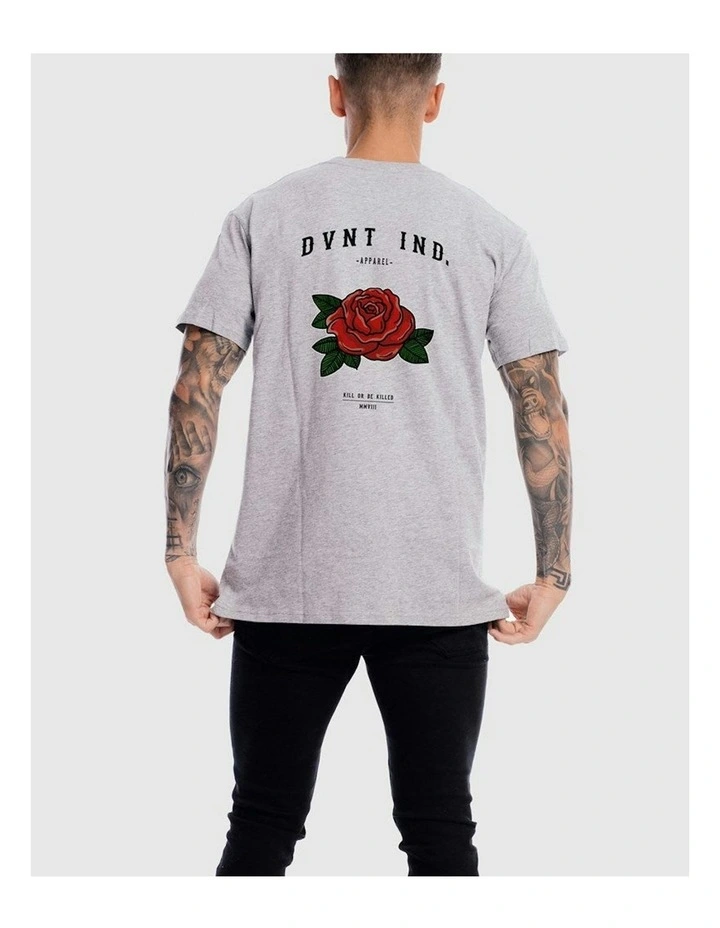 Rose Tee in Grey Marle image 2
