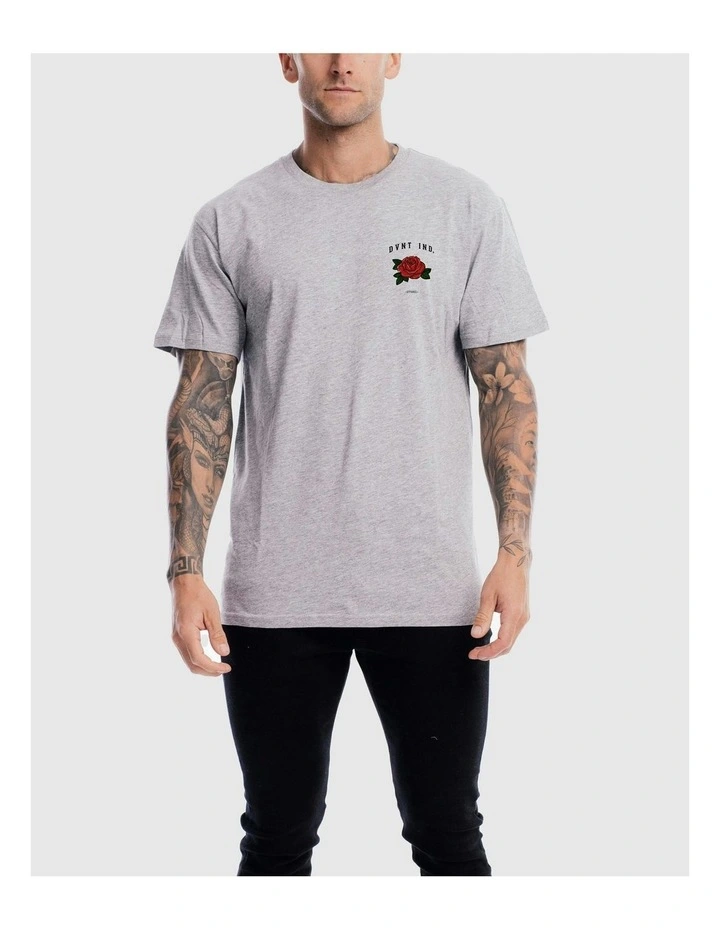 Rose Tee in Grey Marle image 5