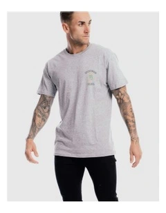 Sinners Club Tee in Grey Marle