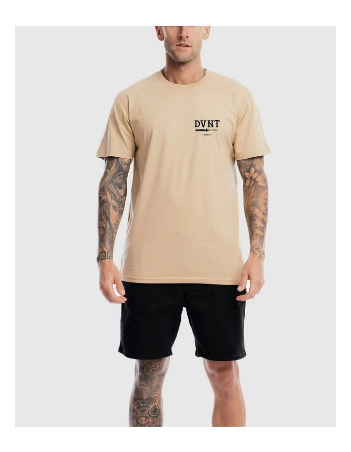 Switchblade Tee in Camel image 5