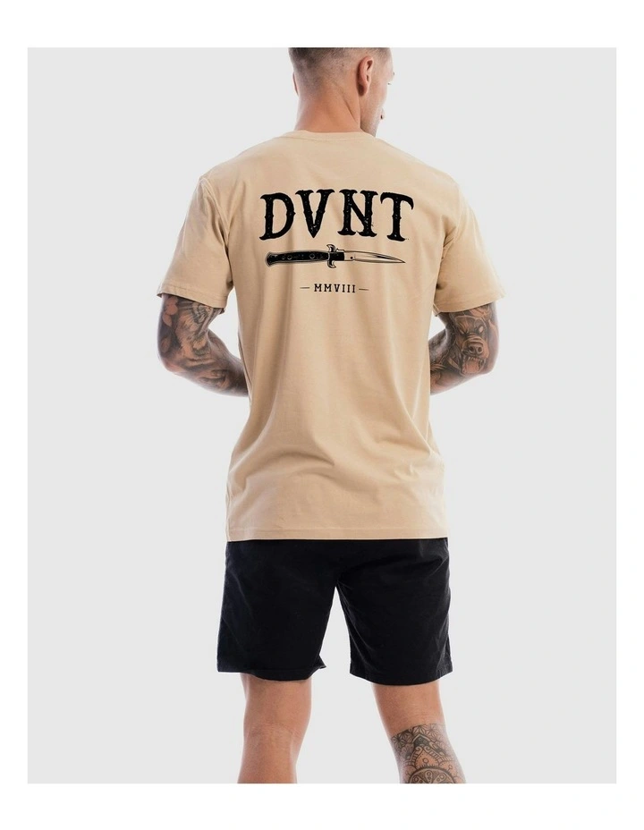 Switchblade Tee in Camel image 6