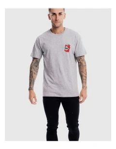Crushin It Tee in Grey Marle