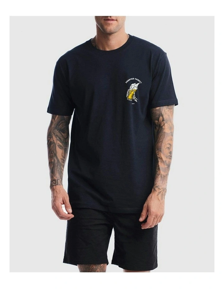 Forever Thirsty Tee in ink image 3