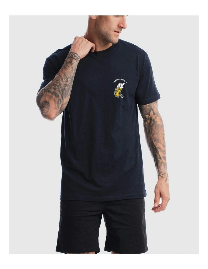 Forever Thirsty Tee in ink image 5