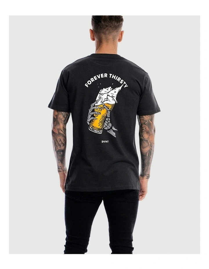 Forever Thirsty Tee in Charcoal image 2