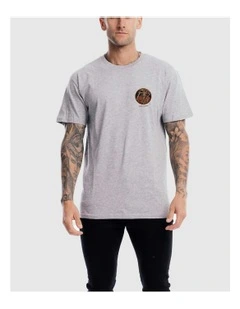 Grim Tee in Grey Marle