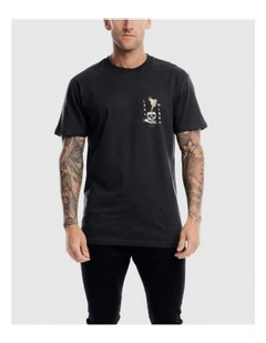 Lost Mind Tee in Charcoal