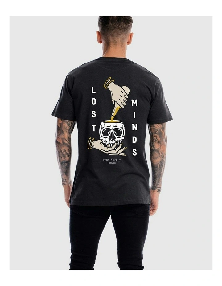 Lost Mind Tee in Charcoal image 2