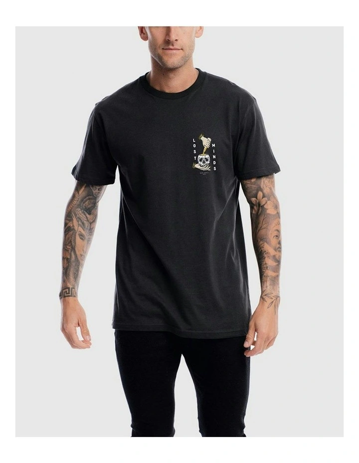 Lost Mind Tee in Charcoal image 3