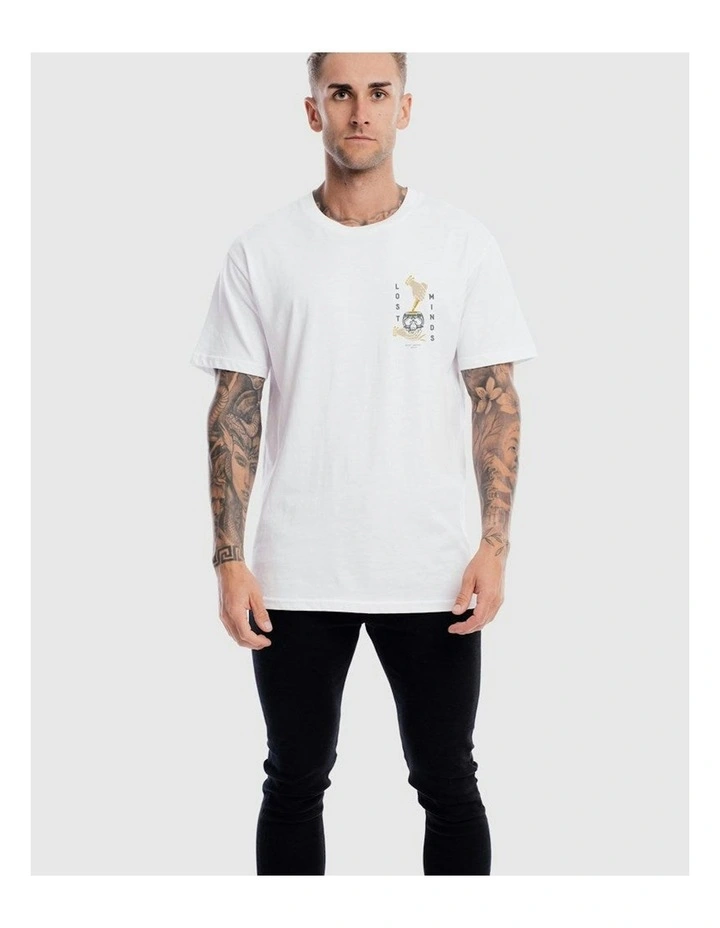 Lost Mind Tee in White image 1