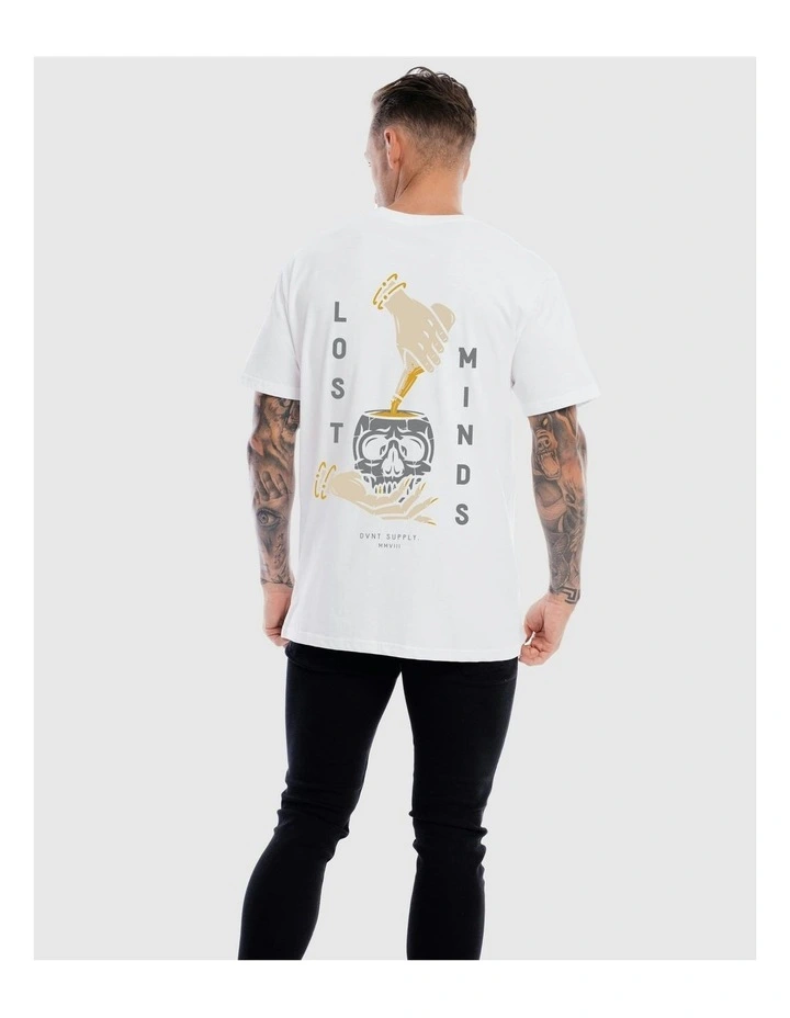 Lost Mind Tee in White image 6
