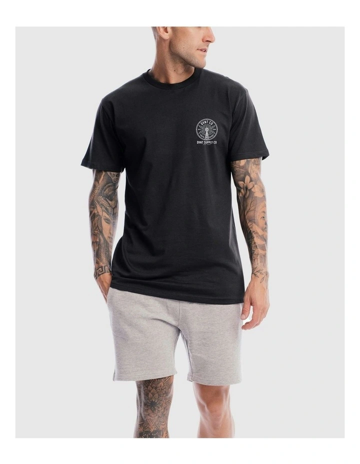 Radio Revolt Tee in Charcoal image 5