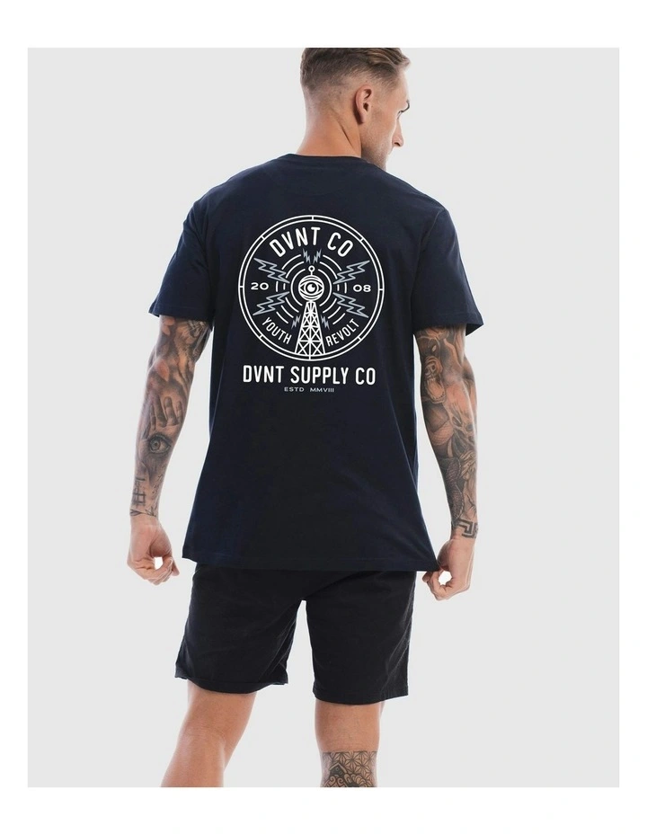 Radio Revolt Tee in Ink image 4
