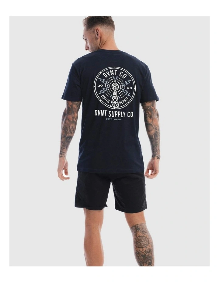 Radio Revolt Tee in Ink image 6
