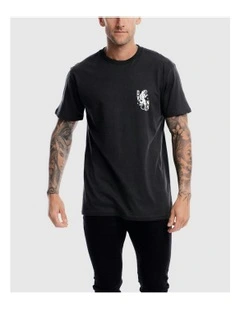 Panther Tee in Charcoal