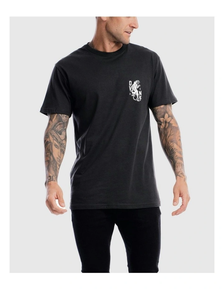 Panther Tee in Charcoal image 5
